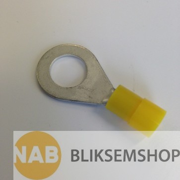 Geïsoleerde kabelschoen 6-10mm², gat M10 verpakking à 50 stuks