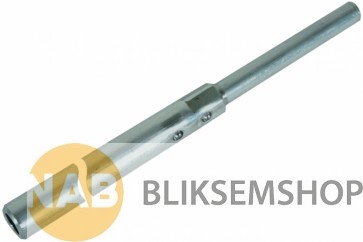 Aluminium opvanger incl. verjonging (2.5mtr.)