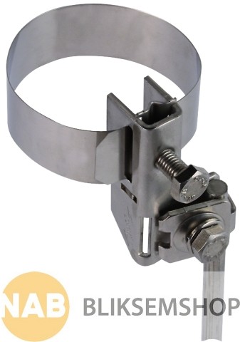 RVS bandklem 27-165mm.