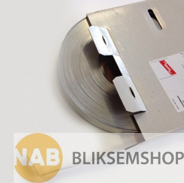 RVS band 25x0,3mm (100 mtr.)
