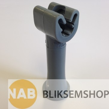 Duplohouder 8mm met draad M6 + schacht 60mm.