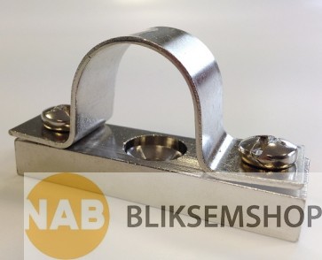 Messing vernikkeld muurblok t.b.v. beschermbuizen