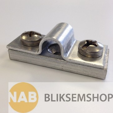 Aluminium muurblokje t.b.v. 8 mm