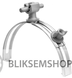 RVS nokbeugel met duplohouder 40mm
