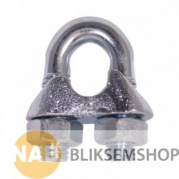 Staaldraadklem 13 mm.