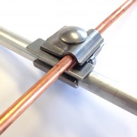 RVS Universeelklem 8-10/16mm, met tussenplaat