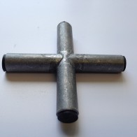 X verbinder (aluminium)