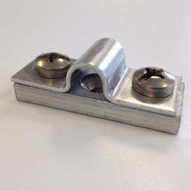 Aluminium muurblokje t.b.v. 8 mm