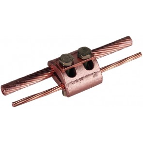 Parallelklem (koper) t.b.v. 2 x 16mm² t/m 95mm²