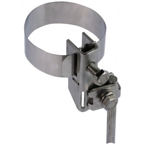 RVS bandklem 27-88mm.
