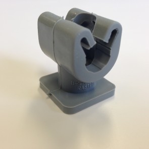 Duplohouder 10mm met draad M8 + bodem 
