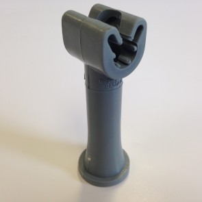 Duplohouder 8mm met draad M6 + schacht 60mm.