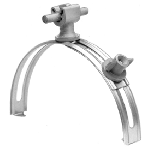 RVS nokbeugel met duplohouder 40mm